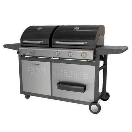 Parrilla Dual Bram-metal A Carbon Y Gas 21649/8