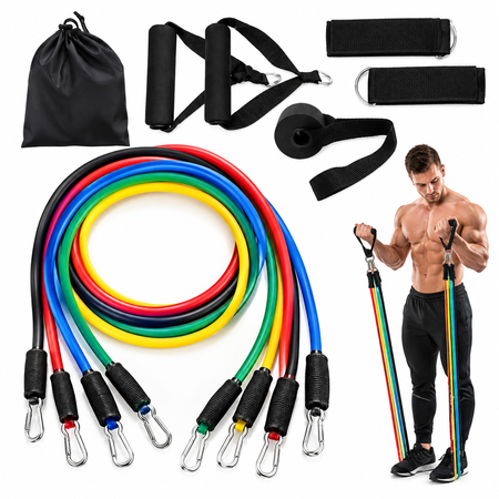 Kit 11 piezas bandas elásticas + agarres
