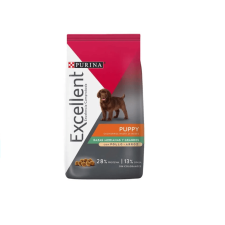 Excellent dog cachorro pollo y arroz small x 15 Kg