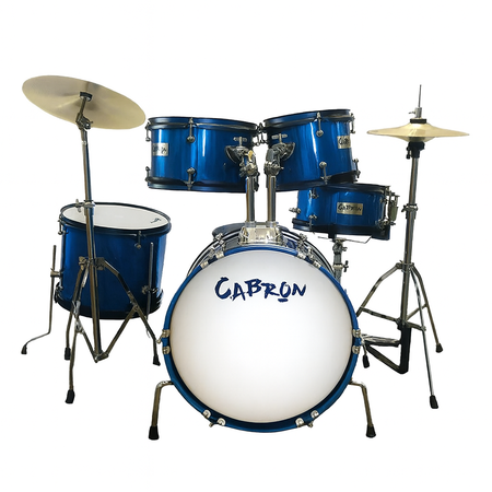 BATERIA ACUSTICA JUNIOR COMPLETA CABRON JBJ-1049 A - BL