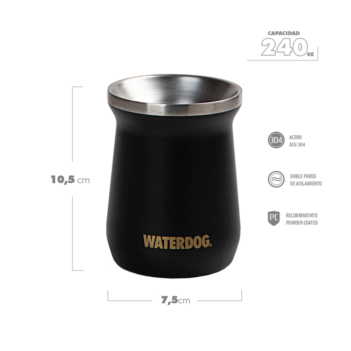 MATE WATERDOG 240CC MUNDIAL (C:NEGRO ZOILO240BKWC) - Vista 4