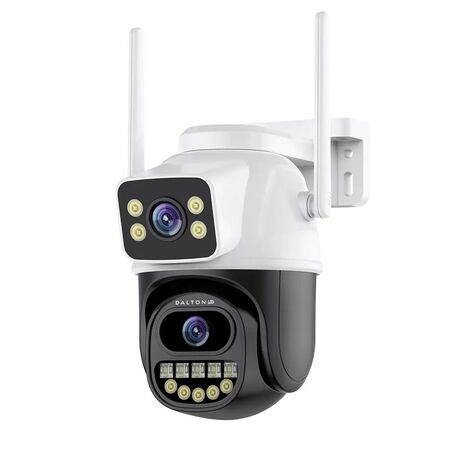 Cámara de Seguridad Dalton Doble Exterior / Interior Leds 4K Blanca y Negra DA-CAM07