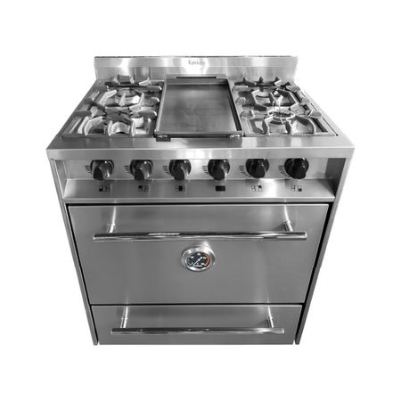 Cocina Industrial Kokken 76CM Con Plancheta - Cocina a Gas