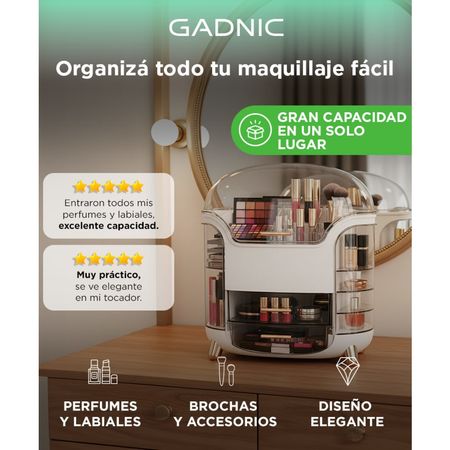 Organizador de Maquillaje Gadnic Porta Cosméticos