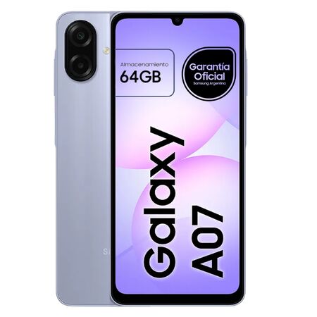 Celular Samsung Galaxy A07 64GB violeta SM-A075MLVVARO