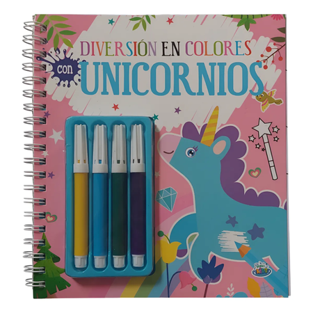Diversión En Colores Con Unicornios Bk-347