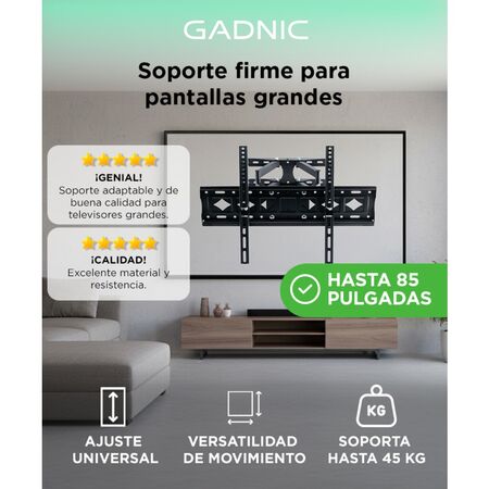 Soporte para TV Gadnic entre 32 a 85