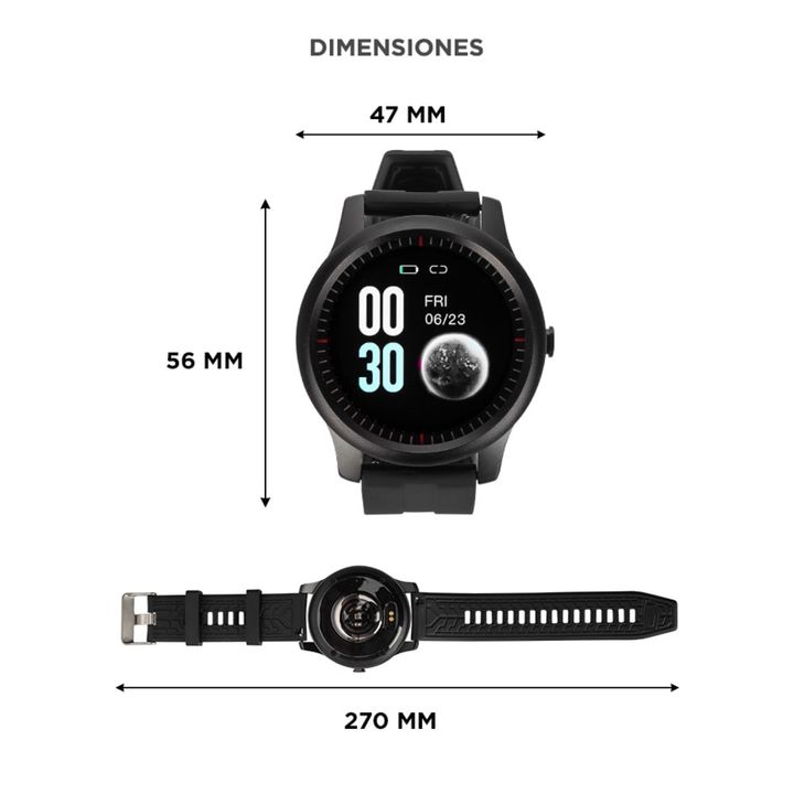 Smartwatch Gadnic SWTCH-207 Reloj Inteligente Pantalla Digital - Vista 6