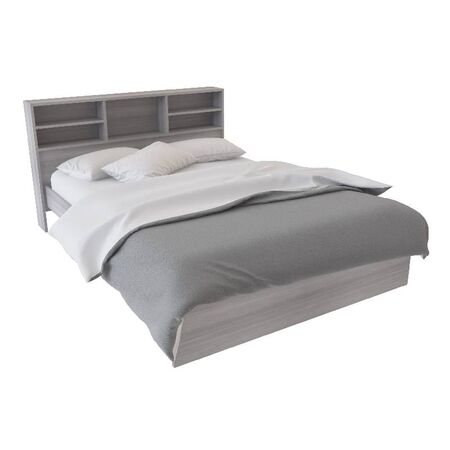 CAMA C/REPISA ORLANDI JA 72 BAHIA - JACARANDA, 2 PLAZAS 5 ESTANTES