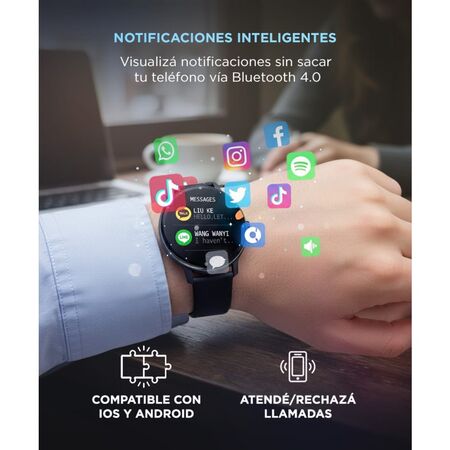 Smartwatch Gadnic Reloj Inteligente IOS Android