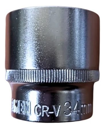 Tubo Hexagonal Bremen Encastre 1/2 Pulgada Corto 34mm