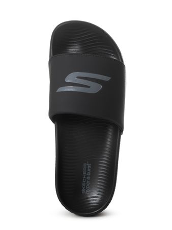 Ojotas Skechers Hyper Mujer Moda Negro