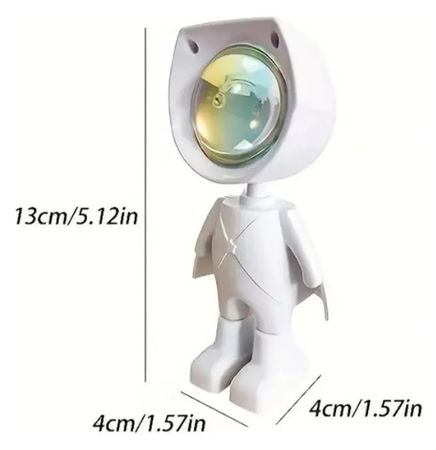 Lampara Astronauta Atardecer Usb