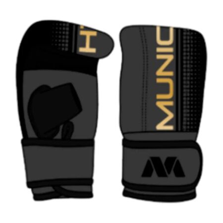 Guantes Munich Mma Woskin 12 Oz Dorado 12oz