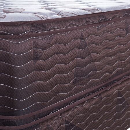 Colchon y Sommier Inducol Aural 2 Plazas y Media 140x190x28cm Espuma de Alta Densidad con Doble Europillow