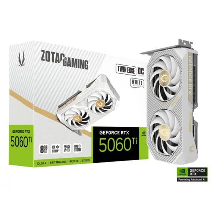 Placa de Video Zotac RTX 5060 Ti 8GB Twin Edge OC White