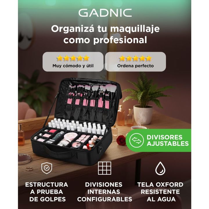 Bolso de Maquillaje Gadnic BR20 Organizador de Cosméticos - Vista 2