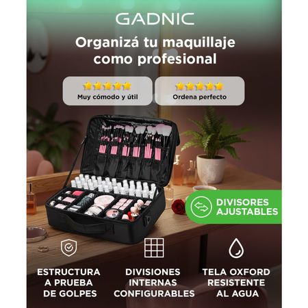 Bolso de Maquillaje Gadnic BR20 Organizador de Cosméticos