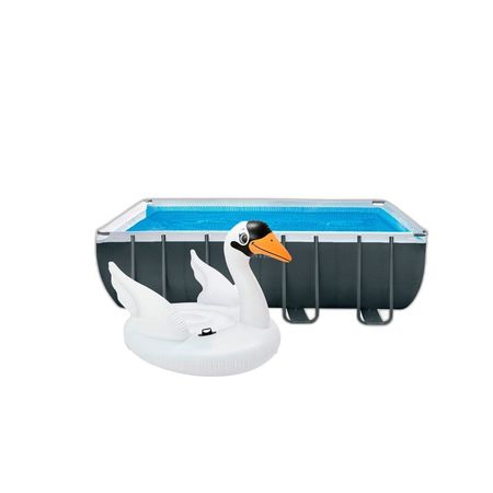 Combo Pileta Intex 17203L 549x132x274 + Flotador Cisne 2 Pers