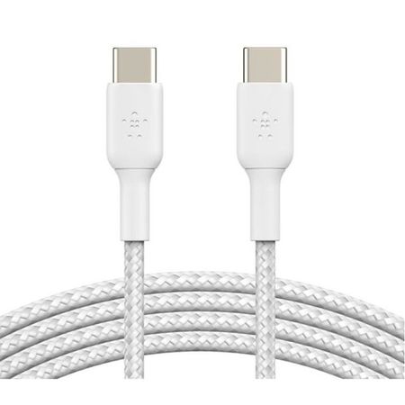 Cable Belkin Braided USB-C a USB-C 60W Cable 1M WH