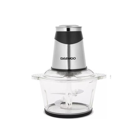 PICADORA DAEWOO DFP-510 2 LTS 500 WTS VIDRIO 2 VELOCIDADES ACERO INOX NEGRO