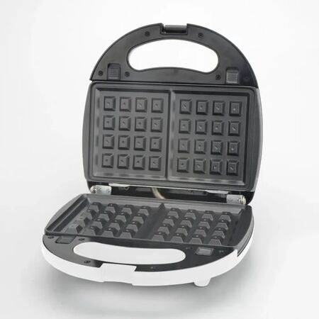Sandwichera Yelmo Sellados Donuts Waffles Blanca SW-1801