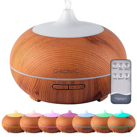 Difusor Gadnic Plus Humidificador Ultrasónico 300ml 20hs 7 Colores