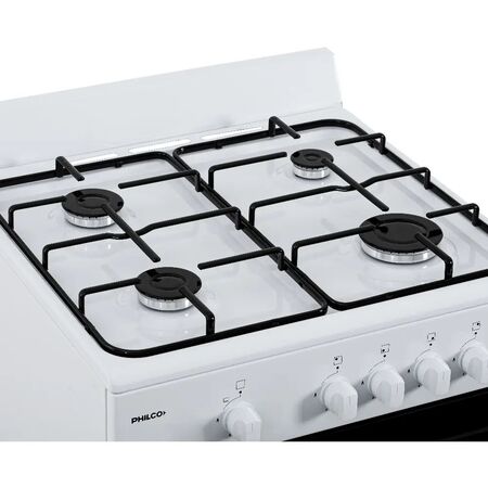 Cocina Philco Multigas 56cm Blanca Horno con Visor Luz PHCM56BL
