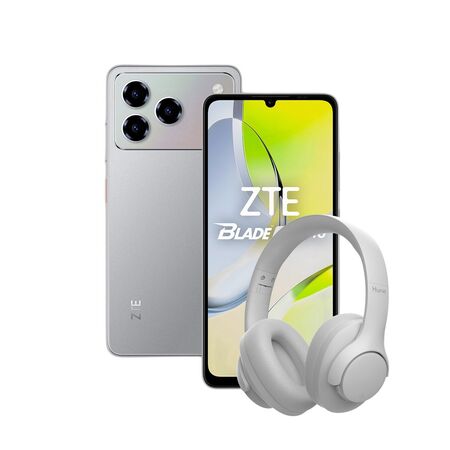 Combo ZTE A56 Pro 4+8GB 128GB Grey + Auriculares Hune Over-ear Bluetooth