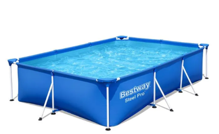 Pileta Bestway Steel Pro 4000Lts 3,00 x 2,00 x 0,66 Mts