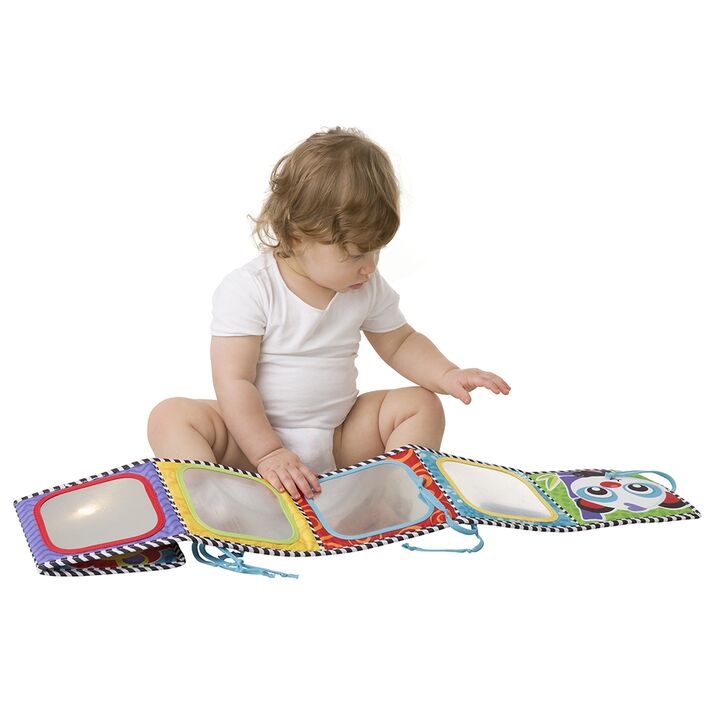 Convertible Tummy Time Mirror And Book Playgro - Vista 8