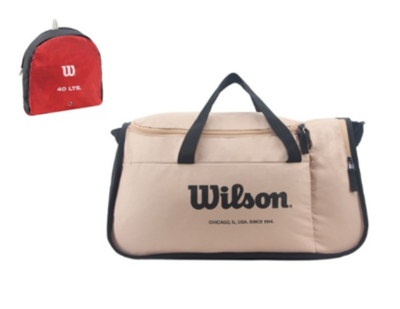 BOLSO PLEGABLE WILSON 40l BEIGE