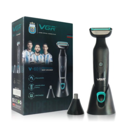 Afeitadora Eléctrica Vgr V-601 Intima Corporal Nariz 2 En 1
