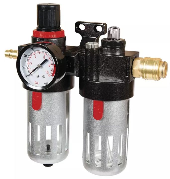 Einhell Filtro/lubricador combinado R3/8" - Vista 1