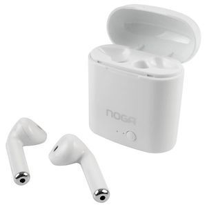 Auricular Bluetooth In Ear Noga Blancos  Ng-Btwins2