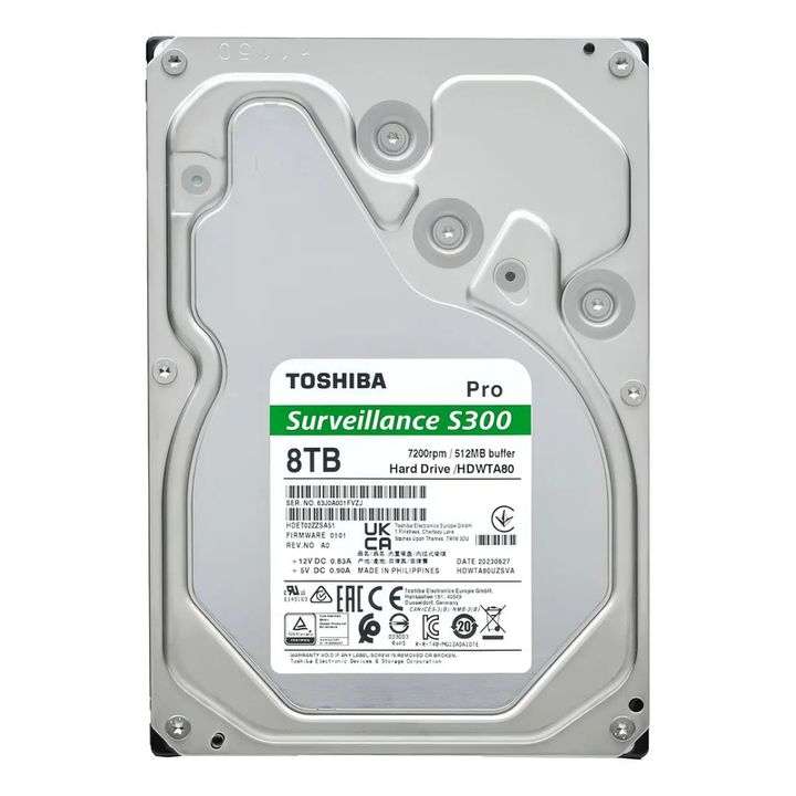 Toshiba S300 Surveillance Hdd 8tb Hdwta80uzsvar - Vista 2