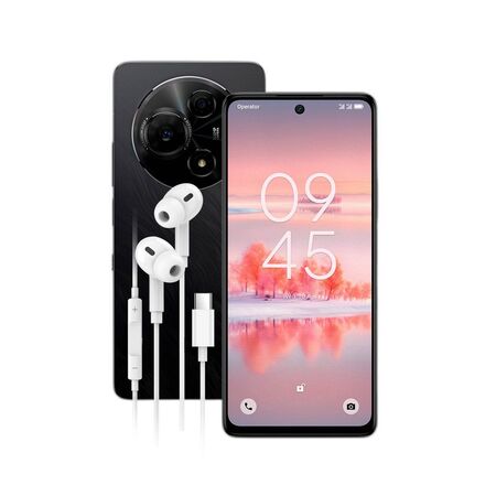Combo TCL 60 NXT Paper 5G 8+512GB Dark Black + Auriculares Dekkin USB-C