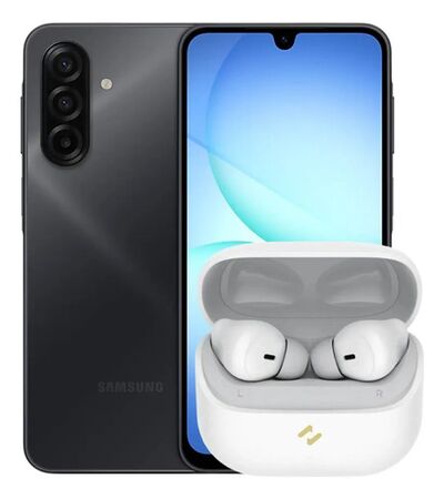 Combo Celular Samsung A17 128/4GB Black + Auriculares Havit TW982