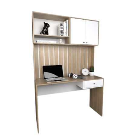Escritorio Varillado Con Alzada 3104 Olmo/Everest  Tables