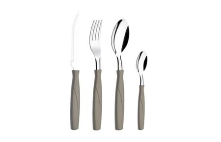 Set Cubiertos 16 Pz Itaparica Warm Grey Brinox ( 6000/499)