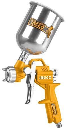 Pistola Para Pintar Tacho Metalico Superior 1.5Mm 400Cc Ingco (ASG4041)