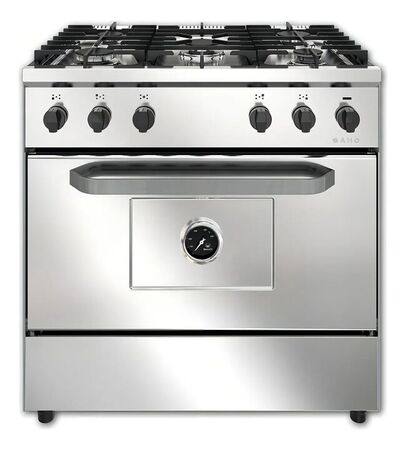 Cocina Morelli Saho Kuma 820  5 Hornallas  Con Puerta Ciega a Gas