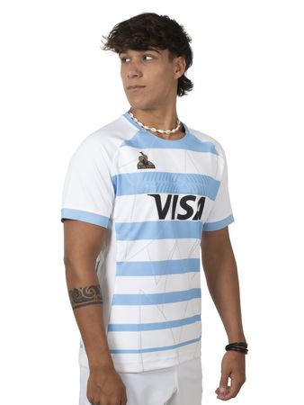 Camiseta Le Coq Sportif Pumas Match 2024 Hombre Rugby Blanco