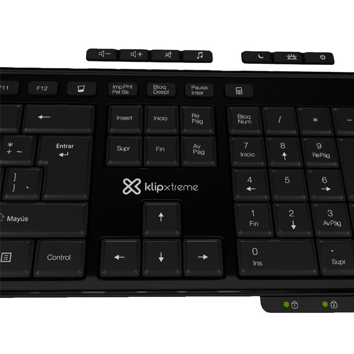 Teclado con Mouse Klipxtreme Color Negro - Vista 7