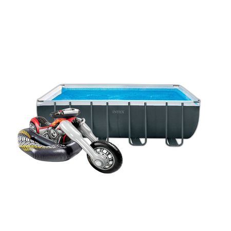 Combo Pileta Intex 17203L 549x132 + Colchoneta Moto Chopper