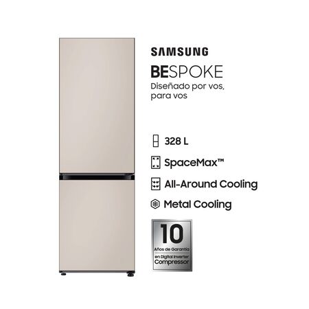 Heladera Samsung Bespoke   328LTS Satin Beige