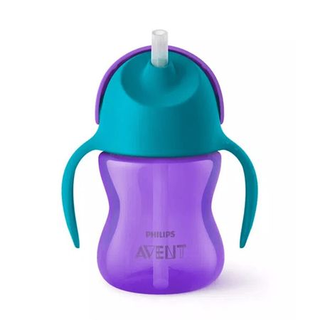 Straw Cup 200Ml, Violeta & Azul Avent ( SCF796/02)