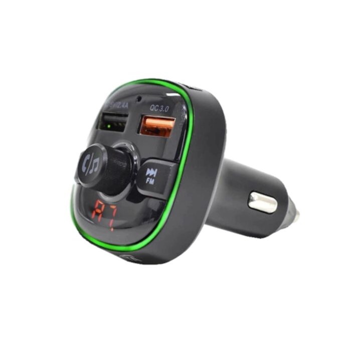 TRANSMISOR NISUTA BLUETOOTH PARA AUTO (C:NEGRO NSFM52) - Vista 2