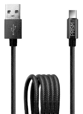 CABLE FOXBOX USB PRISM USB A TYPE-C, NEGRO, 1.25M  (2821)