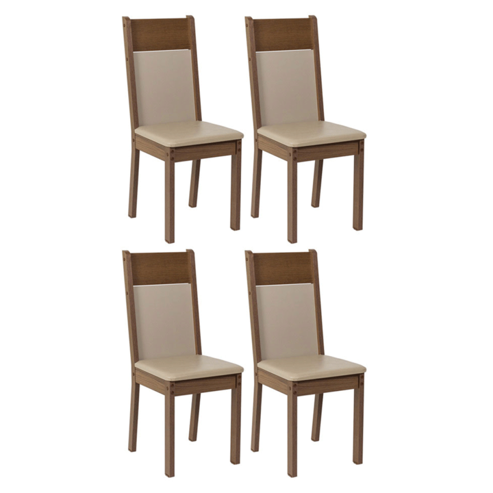 Set De 4 Sillas De Comedor Madesa 01 - Vista 2